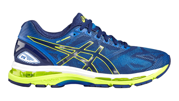 asics gel nimbus 19 men's shoes diva blue/white/indigo